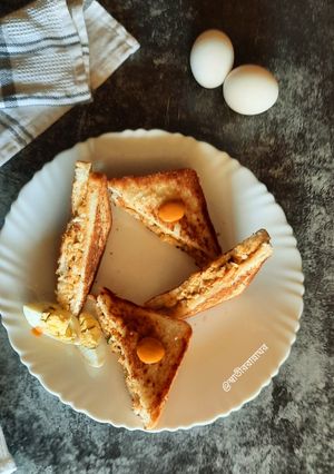 তন্দুরি মেয়ো এগ স্যান্ডউইচ(Tandoori Mayo Egg Sandwich recipe in bengali) রেসিপির প্রধান ছবি
