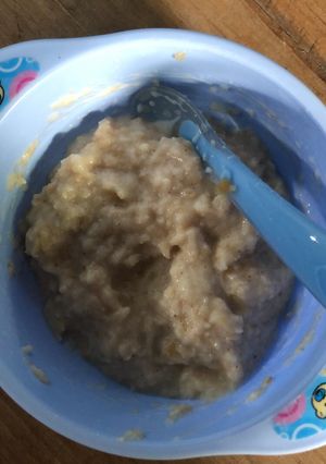 Foto resep Snack MPASI Oatmeal x apel parut