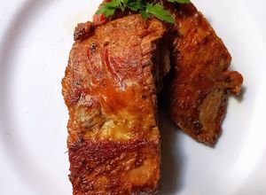 Una foto de Pechito de Cerdo (con manta)al Horno