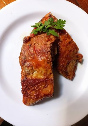 Una foto de Pechito de Cerdo (con manta)al Horno