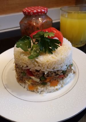 Una foto de Arroz Tapado con Verduras