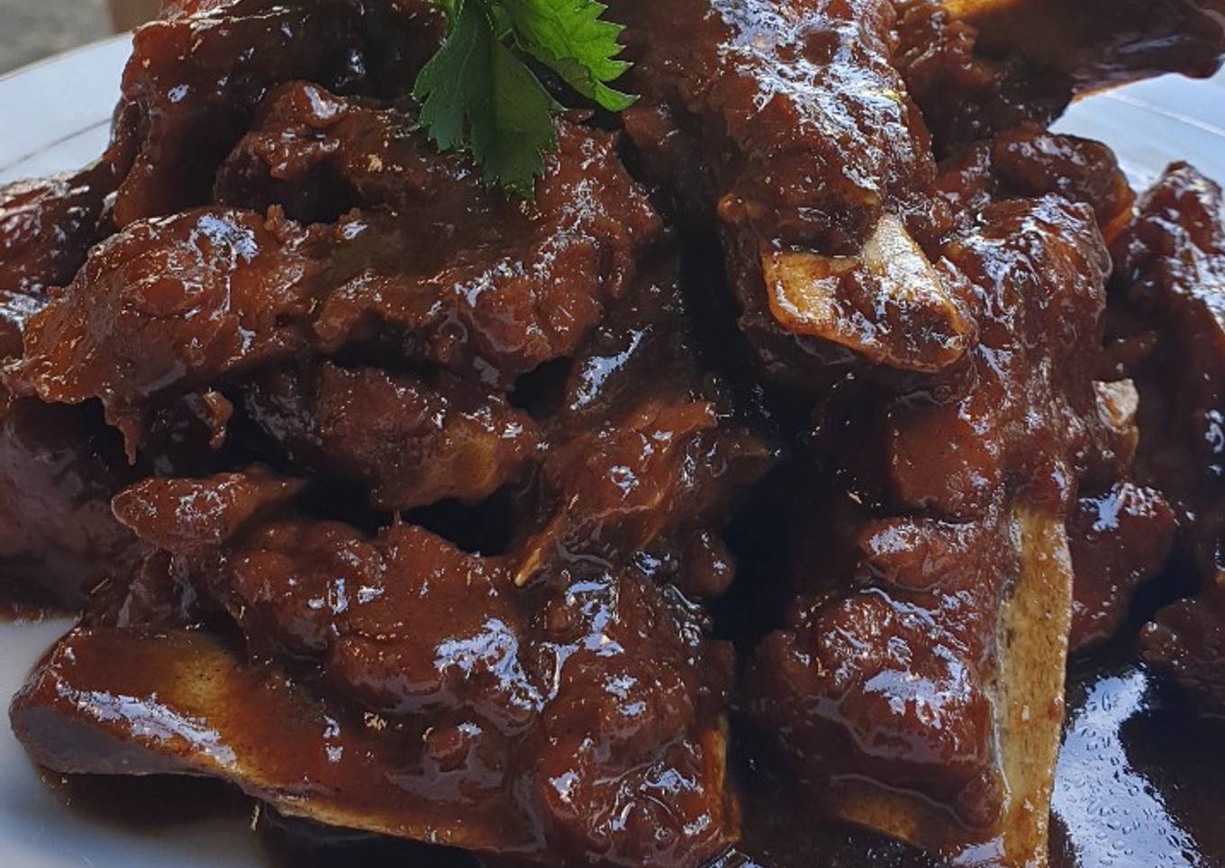 Iga Babi masak kecap
