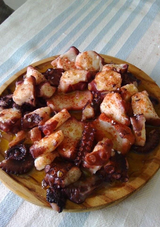 Una foto de Pulpo a Feira