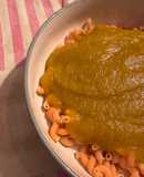 Pasta sin gluten con salsa de verduras
