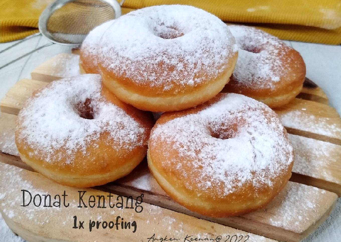 Donat Kentang Lembut 1x Proofing dan Tips Seputar Donat