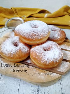 Foto resep Donat Kentang Lembut 1x Proofing dan Tips Seputar Donat