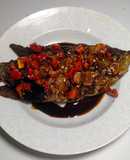 Ikan Gurame Siram Sambel Kecap