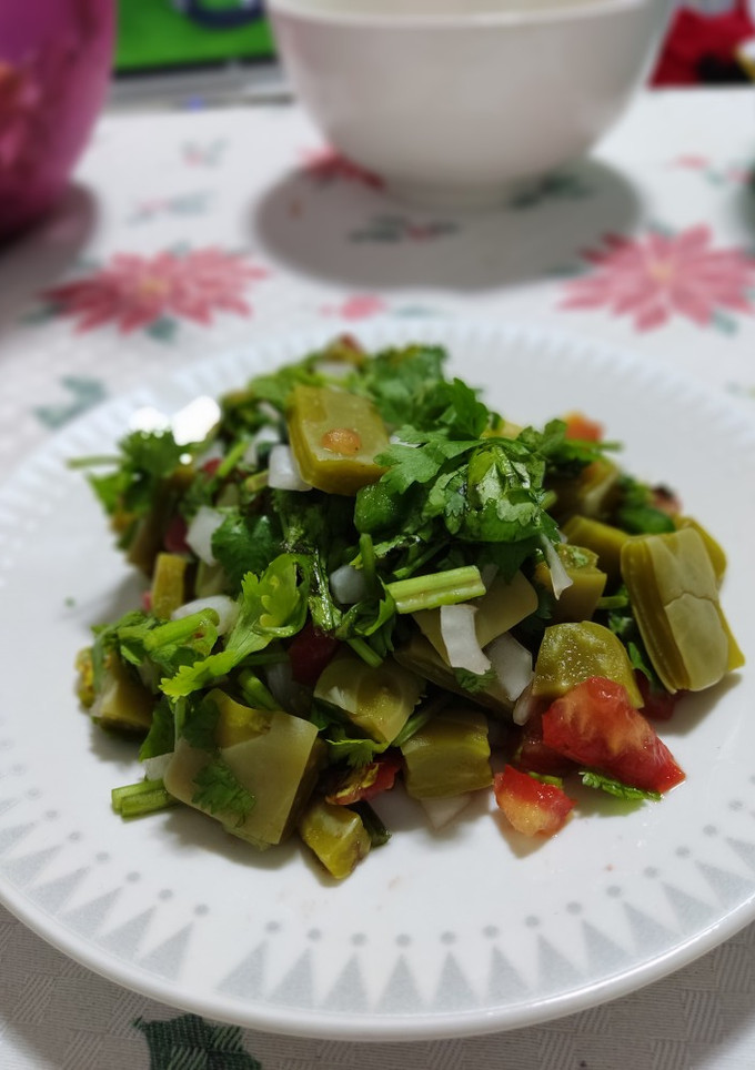 Una foto de Ensalada de nopal