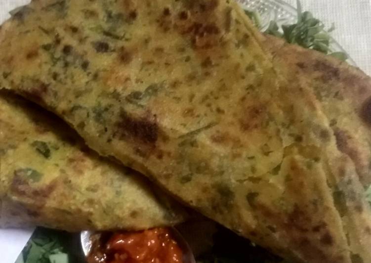 Recipe of Homemade Methi paratha