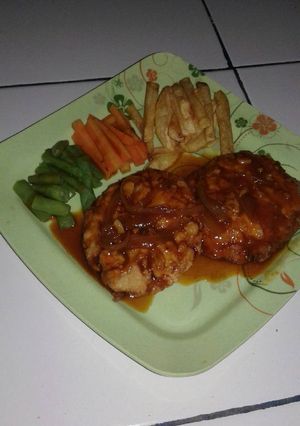 Foto resep Steak tahu sederhana