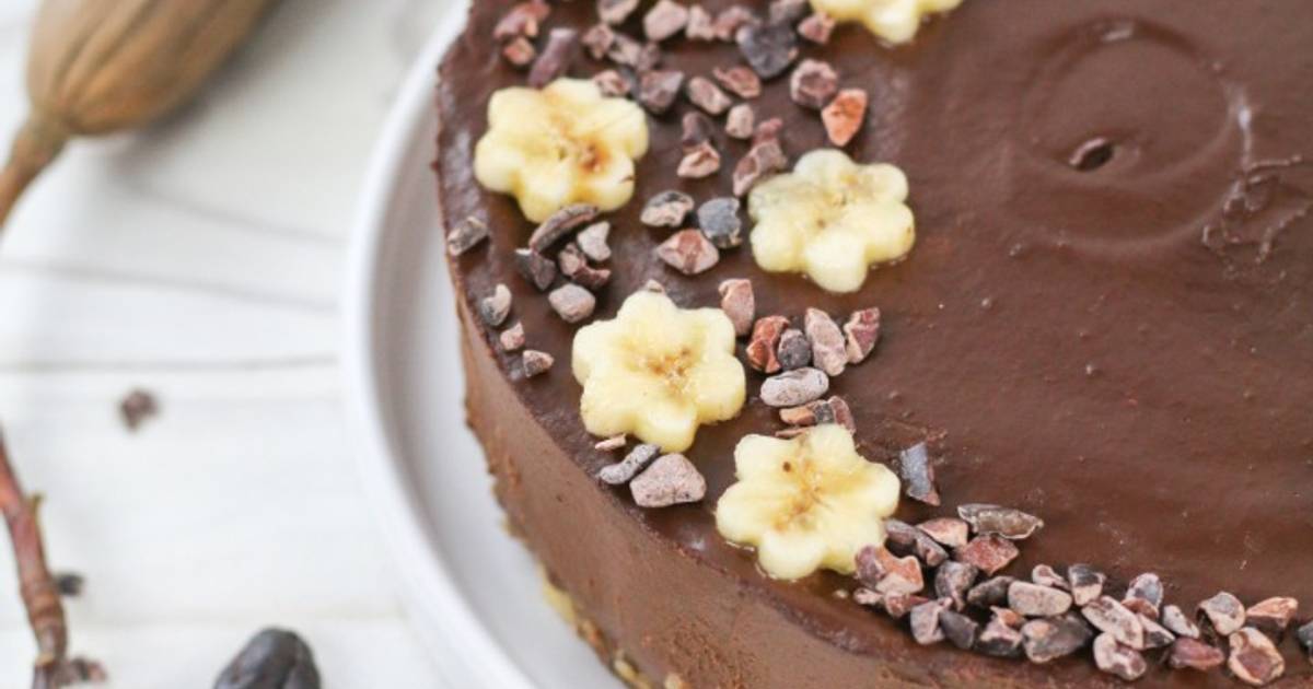 Gateau Vegetalien Cru Au Cacao Banane Et Avocat De Dans La Cuisine De Gin Cookpad