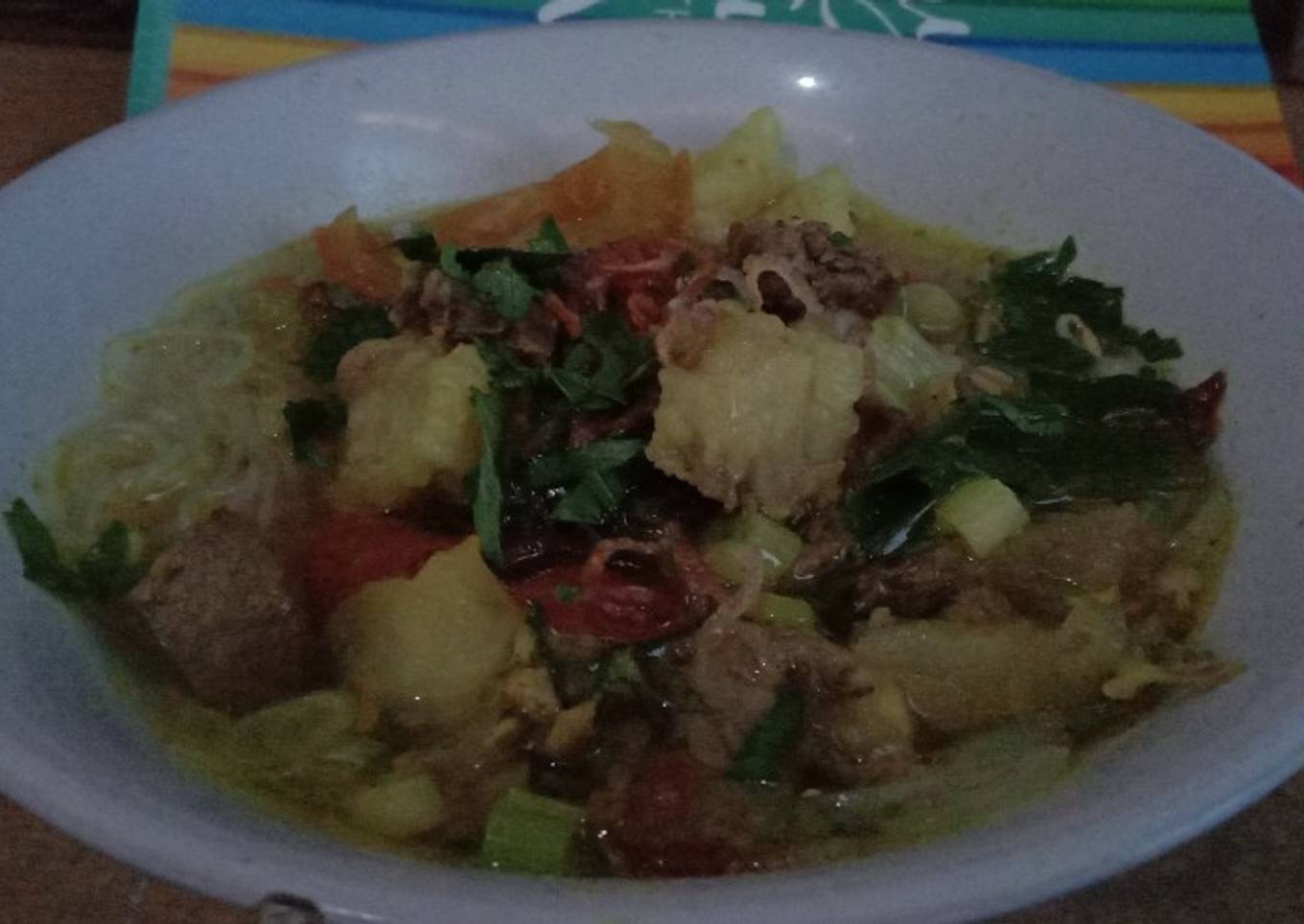 SOTO tetelan kepala sapi&sandung lamur