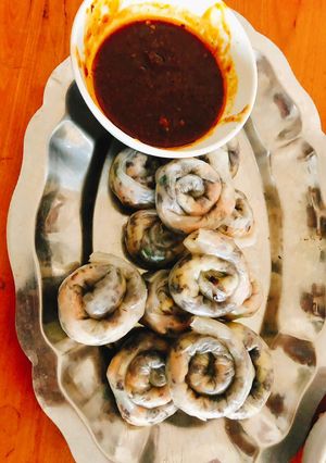Hình của món Bánh tráng lụi Tây Nguyên.