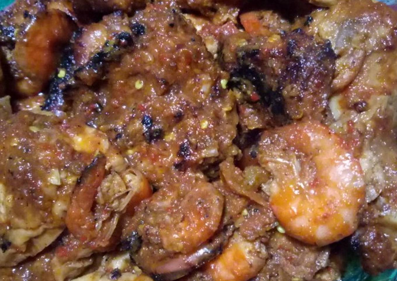 Ayam udang bakar
