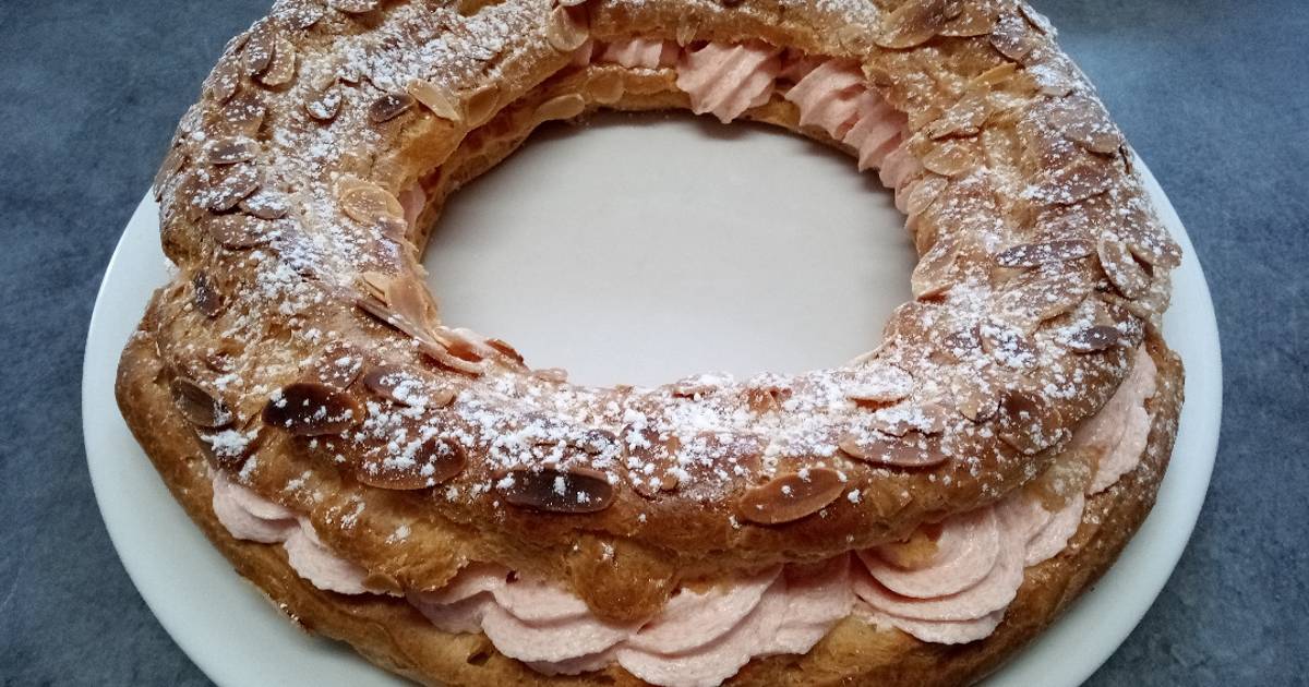 Paris Brest A La Praline Rose De Ludovic Dauchez Cookpad