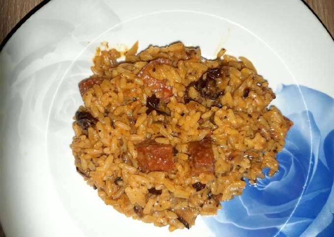 Risotto au chorizo et tomates rôties