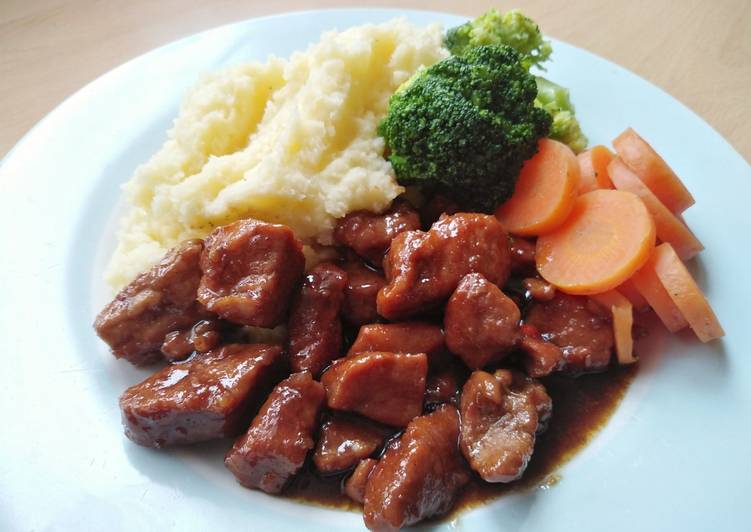How to Make Quick Vickys Asian-Style Braised Pork GF DF EF SF NF
