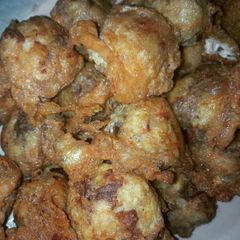 A picture of Yam balls.