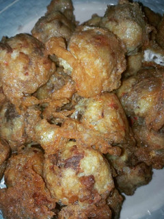 A picture of Yam balls.