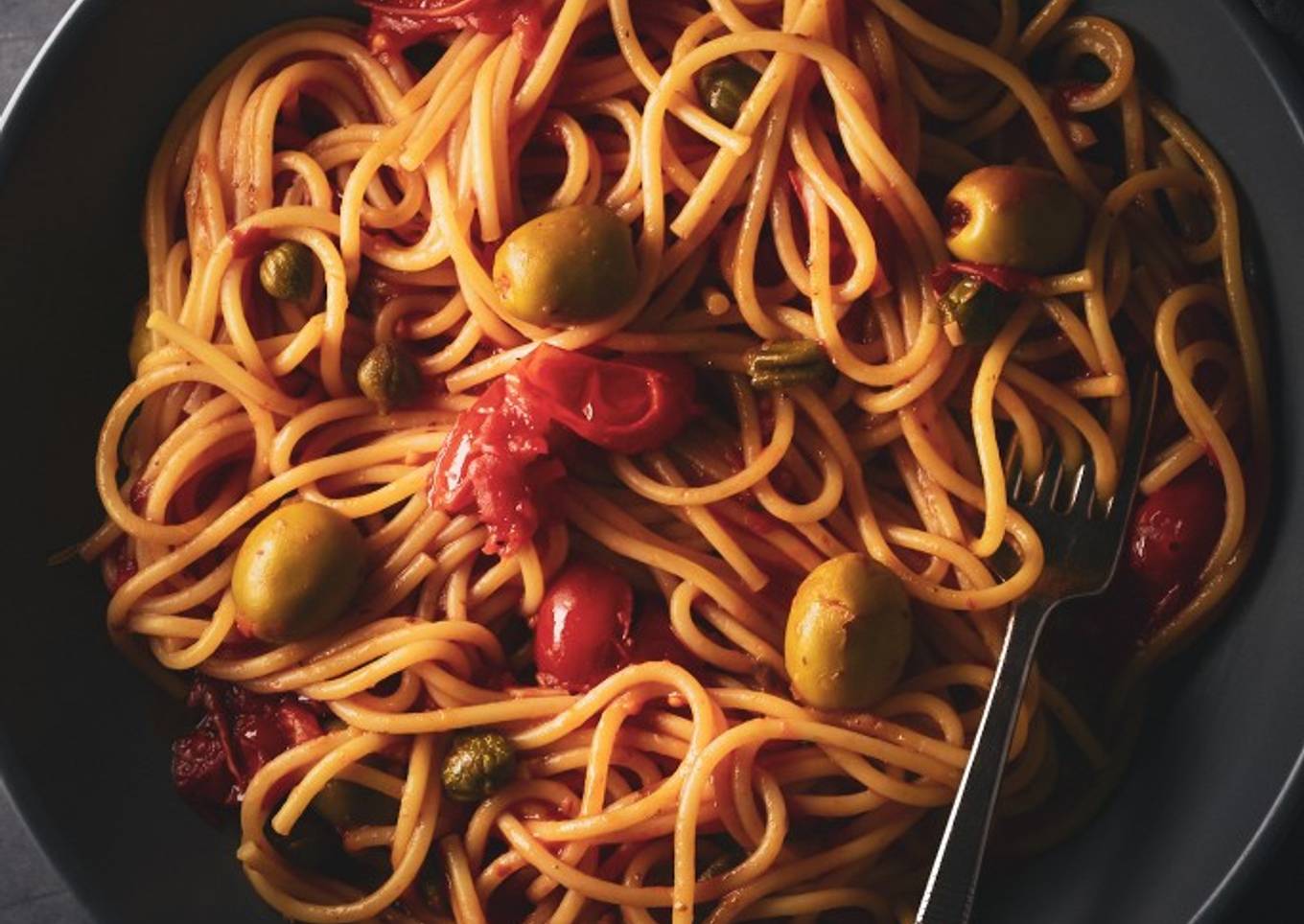 Simple Spaghetti Puttanesca
