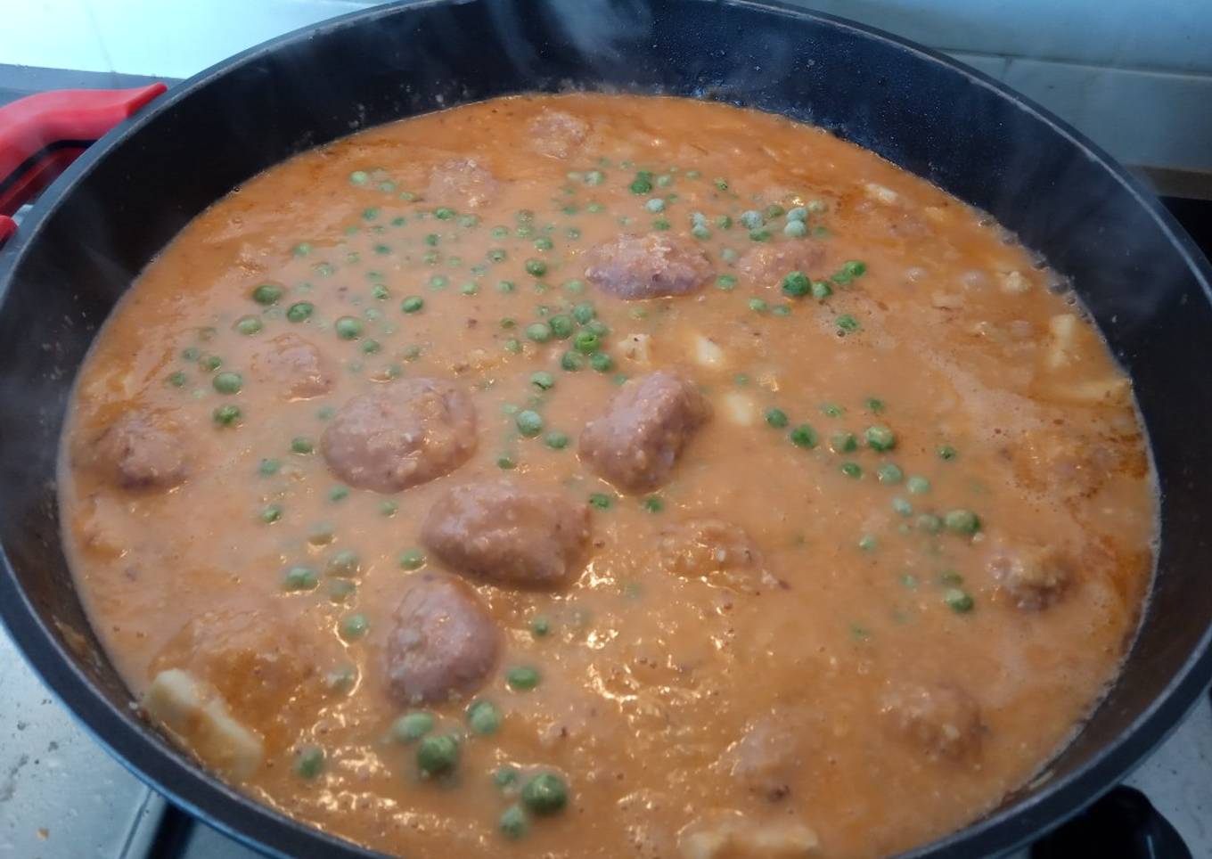 Albóndigas con sepia 🦑🦑