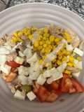 Ensalada de pollo y papa