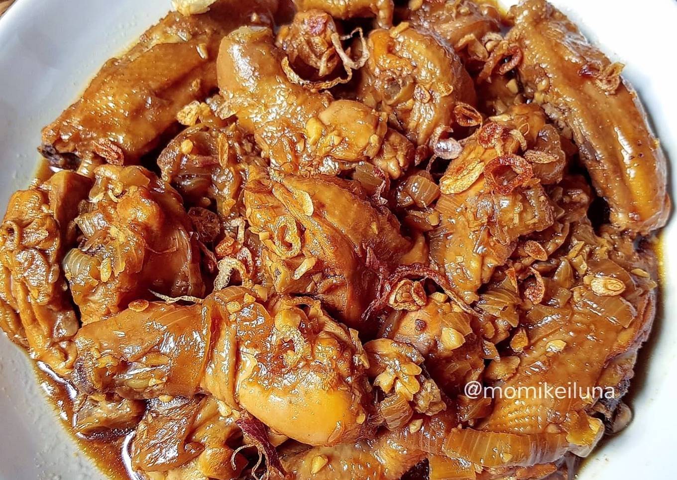 Ayam kecap sederhana