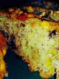 Banana Bread with Chocolate Chip Streusel with Cream Cheese Filling