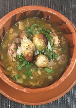 A picture of Carne en su jugo, Jalisco Style.