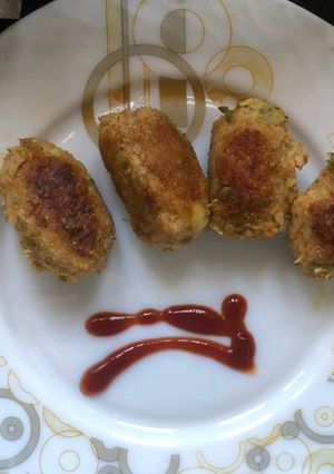 A picture of Vermicelli tikki.