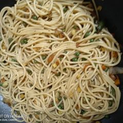 Spaghetti veg #4week challenge A picture of Spaghetti veg #4week challenge.