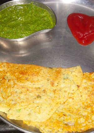 A picture of Multi grain cheela or Dosa..