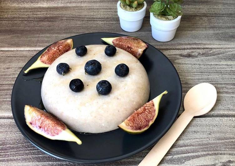 “Pudim” de aveia e banana