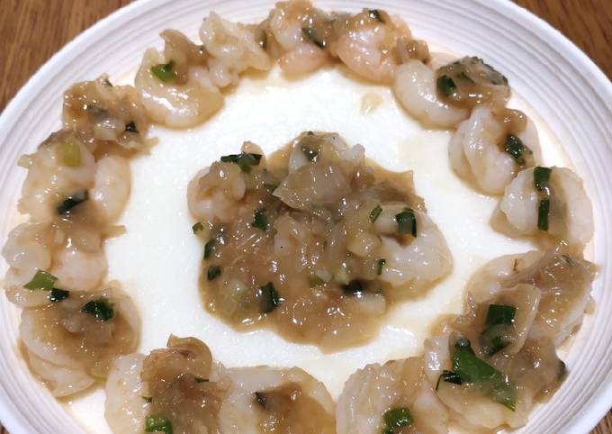 Eggwhite with Shrimps