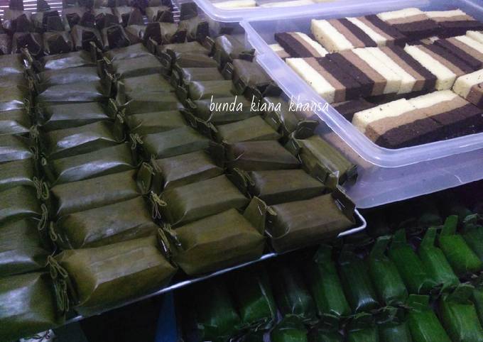 Lemper Abon (isian snack box,kue nampan gurih)