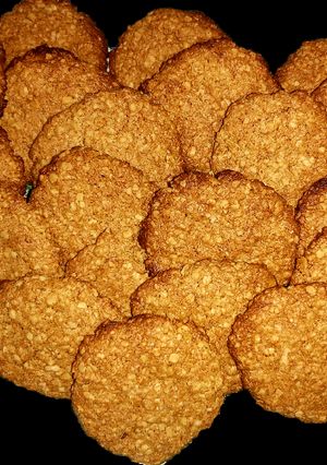 Gyömbéres zabkeksz tojás nélkül recept fotója