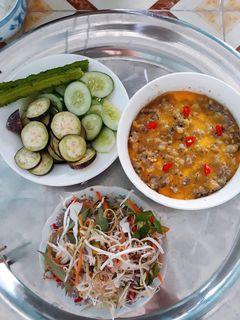 Hình của món Mắm chưng.