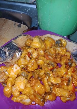 Foto resep Patin goreng tepung with Sour sauce