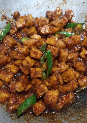 Foto resep Tempe Orek Basah dengan Bumbu Halus