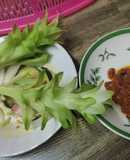 Sambal goreng ulam bunga kunyit