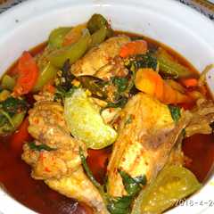 A picture of Ayam woku keto.