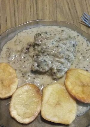 Una foto de Pollo al verdeo