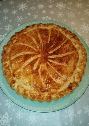Une photo de Galette des rois aux amandes et sésame