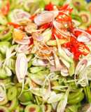 Sung muối xổi ăn liền với sả, ớt