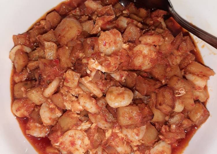 Sambel Udang kentang