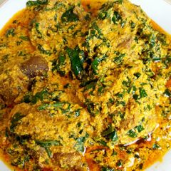 A picture of Egusi soup.
