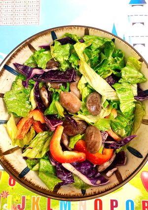Hình của món Salad đậu ngự.