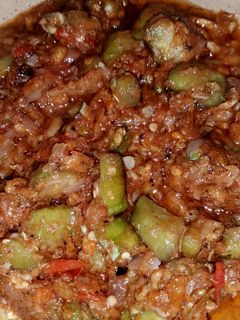 Foto resep Sambel terong udang rebon