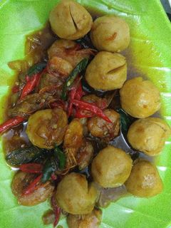 Foto resep Bakso udang saos tiram sederhana