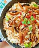 肉絲香菇油飯(素-新肉絲-新豬肉)
